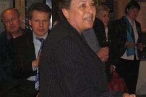 Reception during the German-Israeli Symposium, in the front: Prof. Varda Rotter
