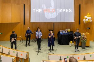 First song from The Wild Types, Heidelberg Campus students / scientists band