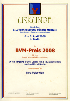 BVM-Preis 2008
