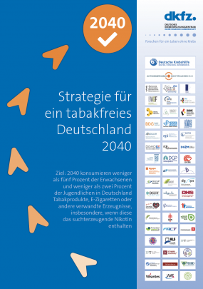 Titelseite "Strategie fÃ¼r ein tabakfreies Deutschland 2040"