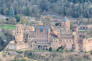 Castle of Heidelberg (view from "Philosophenweg")