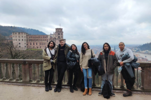 Group at the Castle of Heidelberg