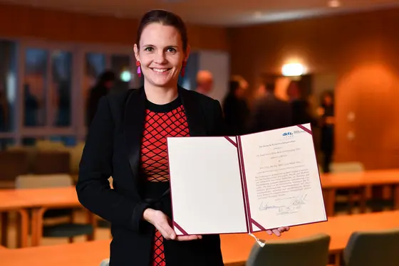 Priv.-Doz. Dr. Lena Maier-Hein was awarded the 2016 Dr. Emil Salzer Prize