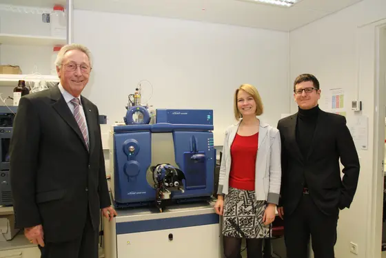 Dr. h.c. Hans-Werner Hector, honorary senator and chairman of the board of the Hector Foundation II, PD Dr. Dr. Angelika Riemer, Dr. Christoph Rösli