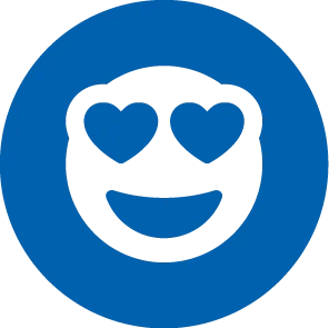 Symbol: Sich freuendes Gesicht