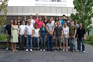Das Heidelberger Team mit seinem Leiter Prof. Roland Eils (erste Reihe, 4. von links)