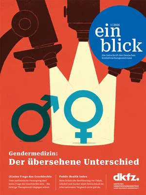 Titelbild des einblick 1/2026, Thema: Gendermedizin