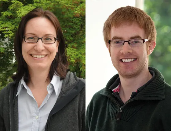 Dr. Ina Oehme und Dr. David Jones
