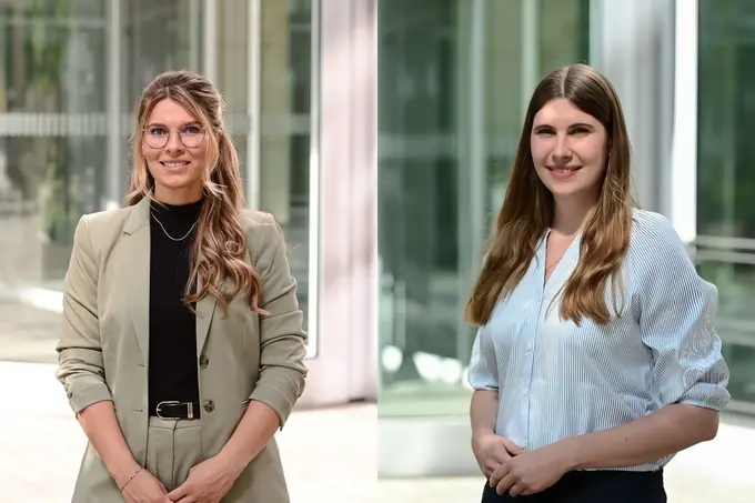 Celia Dobersalske und Pauline Holfelder