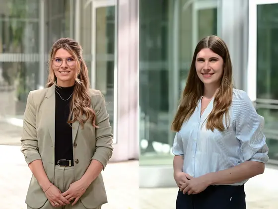 Celia Dobersalske und Pauline Holfelder