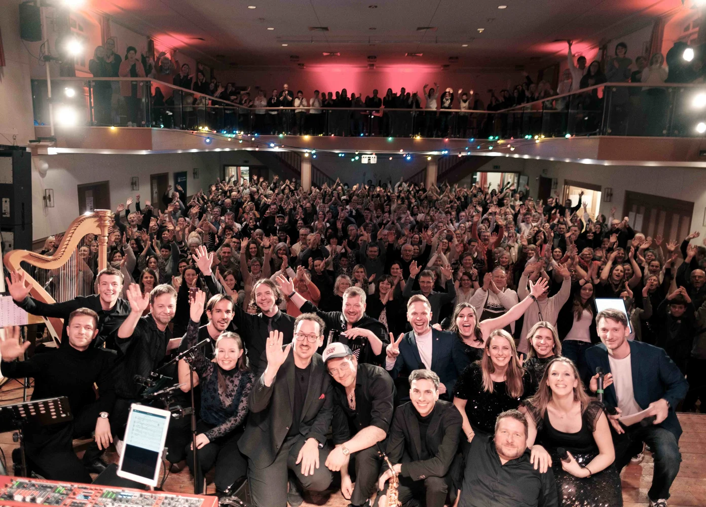 The performers at the benefit concert in Viechtach