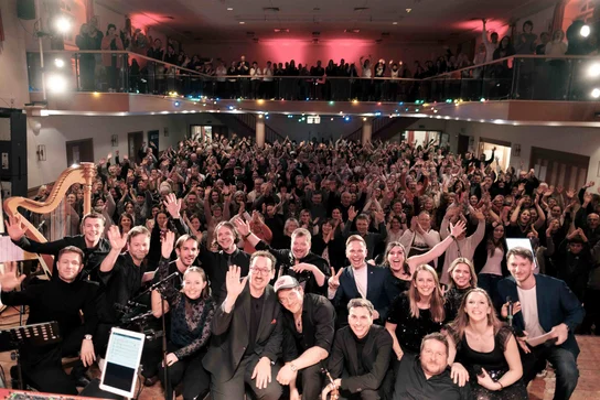 The performers at the benefit concert in Viechtach