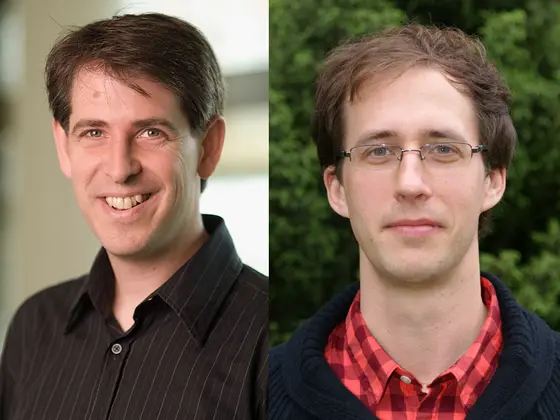 Prof. Stefan Pfister (links) und Dr. David Capper