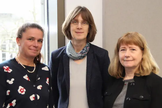 V.l.n.r.: Dr. Ursula Will, Dr. Susanne Weg-Remers, Dr. Brigitte Schwikowski-Kukla vom Krebsinformationsdienst sind die Expertinnen bei der großen Ratgeberaktion am 01.02.2018.