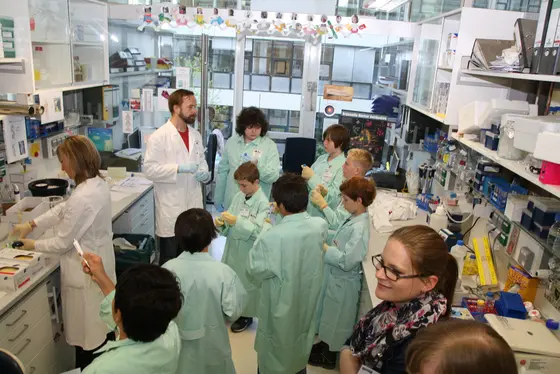 Am 23.4. nahmen insgesamt 72 Jungen und Mädchen am DKFZ- Girls‘- und Boys‘Day teil.