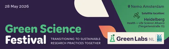 Banner reading Green Science Festival