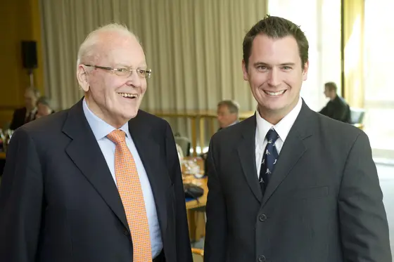 Roman Herzog und Paul Northcott