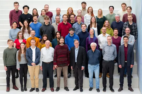 Group photo of the department of Medical Physics in Radiology