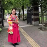 Ruri standing for graduation