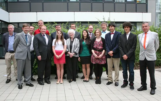Herzlich willkommen waren die Teilnehmer des diesjährigen Schüleraustauschs im Deutschen Krebsforschungszentrum.
