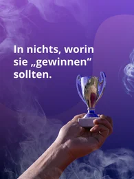 Text „In nichts, worin sie ‚gewinnen‘ sollten.“