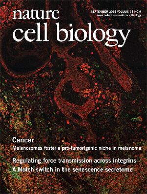 Nature Cell Biology cover page