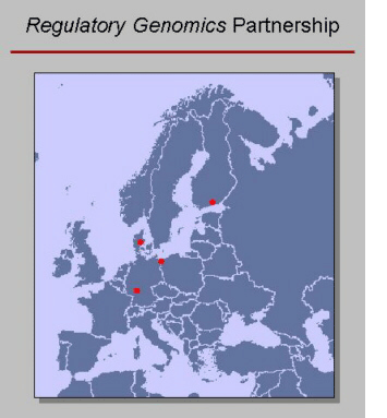 map of Regulatory Genomics partnership